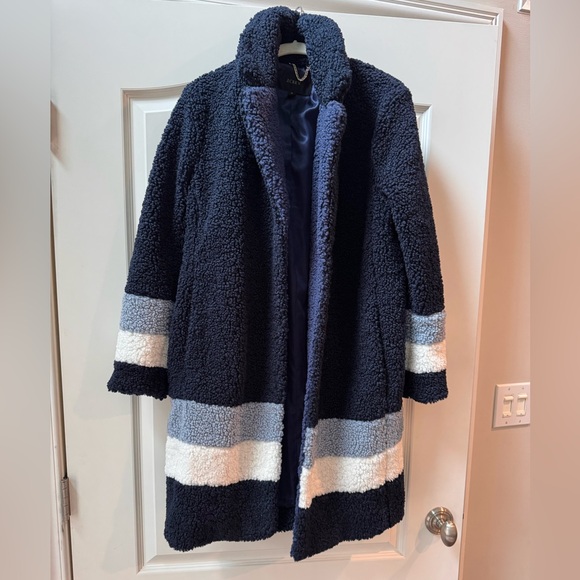 J CREW Sherpa Colorblock coat - Picture 2 of 4